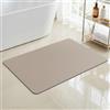 LIMNUO Tappeto da Bagno, Tappetino per Bagno, Tappeti Assorbenti ad Asciugatura Rapida, Tappetini Antiscivolo e Antimuffa per Vasca, WC e Doccia, per Mantenere l'Igiene e la Pulizia (Light Beige, 60x150cm)