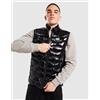 EA7 Emporio Armani Mens EA7 Emporio Armani Shiny Baffle Gilet - Nero, nero