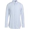 BRIONI - Camicia a quadri - Celeste
