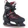K2 Skates F.I.T. Ice 25G0410 - Pattini da Ghiaccio da Uomo, Colore: Nero/Rosso