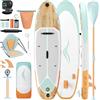 JUMMICO Tavola gonfiabile Stand Up Paddling Board SUP Board Design unico stabile e rapido gonfiaggio completo con zaino