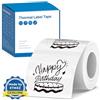 ETIKEZ Etichetta termica per stampante PM260, nastro termico da 50 x 50 mm, impermeabile, multiuso, 1 rotolo da 230 fogli di carta termica autoadesiva (trasparente)
