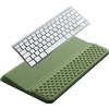 YNNHUDEEP Ergonomico poggiapolsi tastiera con inclinazione di 15° e memory foam per alleviare il dolore in ufficio e gaming, poggiapolsi Wrist Rest, ideale per ufficio e casa ufficio (verde oliva)