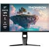 Thomson Monitor 27 pollici QHD Gaming, pannello IPS 180Hz, illuminazione ambientale RGB, HDMI x2, Adaptive Sync, supporto VESA 100x100, grigio, M27QG5Y14