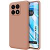 Tumundosmartphone Cover Silicone Liquido Ultra Morbida per Huawei Honor X8a Colore Rosa