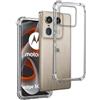 REY Cover in Gel TPU Anti-Shock per Motorola Edge 50 Ultra 5G, Morbido Silicone Custodie Protettivo Case, Anti-Scratch, Protettiva Sottile Back Cover