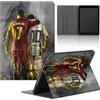 TBNMBGY Tablet Cover per Xiaomi Pad 5 / Mi Pad 5 Pro 11 2021, Soccer Custodia con Stella del Calcio Football 10 Disegni Pattern Holder Flip Case in pelle PU con Supporto TPU Sottile Antiurto Backcover, Boys