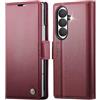 Rerzoiro Cover per Samsung Galaxy Z Fold 8 Ultra Custodia Portafoglio [Blocco RFID] Premium Pelle PU Wallet Case Flip Libro con Porta Carte Slot Supporto Flip Case per Samsung Z Fold 8 Ultra, Rosso
