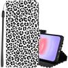 Lonrapa Cover per Samsung Galaxy A37 5G Custodia in PU Pelle Portafoglio per Galaxy A37 5G Fiori Colorati Motivo a Libro Flip Caso con Magnetica TPU Antiurto Protettiva Cover - Leopardo