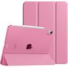TiMOVO Cover per iPad Air 11 M4/M3/M2, Air 5a/4a Gen 10,9, Rosa Fondente | Retro in PC, Rigido Semi-Trasparente, Auto Sveglia/Sonno