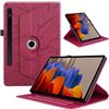 TEDTIKJT Custodia per Samsung Galaxy Tab S10 Ultra/Tab S9 Ultra 14.6 SM-X920 X926B X910 Pelle PU Flip 360°Multi Angolo Ruotabile Supporto Protezione per Galaxy Tab S10 Ultra Cover, Rosso Albero