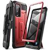 SUPCASE Unicorn Beetle Pro Series - Custodia robusta con supporto per Samsung Galaxy Note 20 Ultra (2020) da 6,9, rosso metallizzato