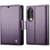 Rerzoiro Cover per Samsung Galaxy Z Fold 8 Custodia Portafoglio [Blocco RFID] Premium Pelle PU Wallet Case Flip Libro con Porta Carte Slot Supporto Flip Case per Samsung Galaxy Z Fold 8, Viola