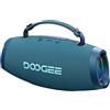 DOOGEEEco Cassa Portatile Potente 100W Picco,80W RMS,Speaker Wireless IPX5,15 Ore Autonomia,TWS Stereo,Bassi Profondi,RGB,Power Bank,USB TF AUX,Boombox con Tracolla per Feste,Campeggio e Outdoor