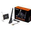 Gigabyte WiFi 6E GC-WBAX210 (2x2 802.11ax/Tri-Band WiFi/Bluetooth 5.2/PCIe scheda di espansione)