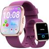 Fitpolo Smartwatch Donna Uomo, 1.8 Orologio Smartwatch con Effettua/Risposta Chiamate, Orologio Fitness con 100+ Modalità Sportive, Contapassi/Sonno/Cardiofrequenzimetro/SpO2, IP68 Activity Fitness Tracker