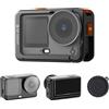 K&F CONCEPT Kit Cage + Protettore Schermo per DJI Osmo Action 6 | Custodia Cage in Lega di Alluminio con Cold Shoe Mount e Vite 1/4 per Treppiede, Selfie Stick, CD06