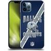 Head Case Designs Licenza Ufficiale NFL Strisce Football Dallas Cowboys Logo Art Custodia Cover dura per Parte Posteriore Compatibile con Apple iPhone 12 / iPhone 12 Pro