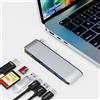 Yeemie Pro Surface Laptop 7 USB Hub Docking Station, Surface Laptop 2024 Accessori con 4K HDMI, USB-C Thunerbolt 4 (8K Display+40Gbps Data+100W Charging), 2 USB 3.0, SD/TF, hub per Surface Laptop 7 (2024)