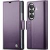 Rerzoiro Cover per Samsung Galaxy Z Fold 8 Ultra Custodia Portafoglio [Blocco RFID] Premium Pelle PU Wallet Case Flip Libro con Porta Carte Slot Supporto Flip Case per Samsung Z Fold 8 Ultra, Viola