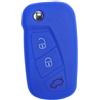 mt key Key Soft Case Cover protettiva per auto chiave blu scuro per FORD KA