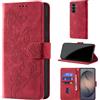 CaseGla Cover per Samsung Galaxy S26 Plus, Rosso | Blocco RFID, Portafoglio Pelle PU, Flip Libro, Porta Carte, Magnetica Libretto, Antiurto Protezione Completa