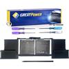 INFOELETTRONICA LO STORE DELLA CONVENIEN INFOELETTRONICA Batteria A1953 per MacBook Pro 15 Touch Bar A1990 2018-2019, 83,6 Wh