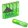 GP Pile ricaricabili AAA NiMH 650 mAh - Confezione da 6| GP Charge&Save|Pronte all'uso, lunga durata, resistenti alle temperature estreme | Ideali per telefoni cordless, lampade, accessori PC, giocattoli
