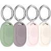 RenSheng 4 Pezzi Custodie Protettive in Silicone Compatibili con Xiaomi Smart Tag, con Portachiavi.Può Essere Attaccato a Valigie, Zaini per Bambini, Chiavi e Animali Domestici.
