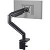 hjh OFFICE Supporto per monitor a 1 braccio 15-42 pollici VM-MG1S Braccio per monitor XXL con molla a gas, regolabile individualmente, portata 20 kg, nero