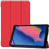 Saturcase - Custodia per Samsung Galaxy Tab A 8.0 (2019), in pelle PU, pieghevole, con supporto, custodia protettiva per tablet Samsung Galaxy Tab A 8.0 (2019) con S Pen SM-P200 P205 Red