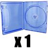 DVD Center 1 contenitore per gioco PS4 - Blu Trasparente - Acquisto unitaria