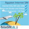 Generisch ReiseSIM Egitto SIM Internet, 3 GB di dati, 30 giorni di validità, Rete 4G/5G Etisalat e Orange, Nano-SIM o eSIM (20 GB / 30 giorni, SIM Card (3in1))