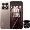 XIAOMI 15T, Smartphone 12+256GB, Display da 6,83 120Hz, MediaTek Dimensity 8400-Ultra, Obiettivo ottico Leica Summilux 50MP, 5500mAh, Garanzia 2 anni,Oro,incluso cuffie smart incluse nero