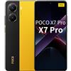 XIAOMI POCO X7 Pro - Smartphone de 12+512GB, Pantalla CrystalRes 1.5K 120Hz AMOLED, MediaTek Dimensity 8400-Ultra, Cámara de 50 MP, 90W HyperCharge, Cargador no Incluido, Amarillo (Versión ES)