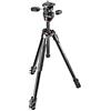 Manfrotto MK290XTA3-3W Treppiede per Fotocamera 3 Sezioni, Aluminio | Testa Fluida 3-Vie, Portata 4Kg , per Videocamere Reflex, Mirrorless con Funzionalità Video, Compatto e Leggero