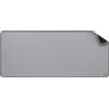 Logitech Desk Mat - Studio Series | Tappetino per Mouse Esteso Multifunzione, Protezione Scrivania, Base in Gomma, Resistente ai Versamenti - Grigio
