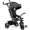 LIONELO Haari Triciclo Evolutivo 2 in 1 Pieghevole da 18 Mesi a 5 Anni | Fino a 25 kg, Sedile Reversibile Fronte Mamma o Strada, Maniglione Regolabile, Cinture a 3 Punti, Borsa e Portabibite