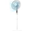 Cecotec Ventilatore a Piantana Energysilence 515 Maxflow White Heat. | 45W, 16" di Diametro, 5 Pale, Timer 1h, 3 Velocità ed Oscillazione Automatica, Altezza fino a 135cm, Bianco