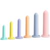CSEDF-CRYP Dilatatori Silicone 6 Pezzi, Dilatatore Vaginale, Dilatatore Ano per Donna Uomo, Multicolore