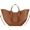 CORIOS Borsa a Mano da Donna Borse a Spalla a Tracolla a Forma di Mezzaluna PU Pelle Borse Secchiello Grande Borsa per la Spesa Elegante Tote 2 Pezzi per Quotidiano Lavoro e Shopping Marrone L