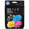Hp Multipack Nero / Ciano / Magenta / Giallo C3Wk1Ae 950Xl / 951 3255 Pagine Confezione Da Originale