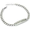 Aloha Bracciale da uomo in acciaio con Frase Incisa braccialetto Idea Regalo Uomo Ragazzo Regolabile