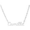Magic In The Moonlight Collana NOME donna in acciaio 316L | ciondolo con nome personalizzato | fatte a mano, Made in Italy, ACCIAIO | CAMILLA