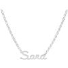 Magic In The Moonlight Collana NOME donna in acciaio 316L | ciondolo con nome personalizzato | fatte a mano, Made in Italy, ACCIAIO | SARA