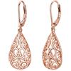 VONALA Orecchini a goccia in filigrana in argento Sterling con filigrana turchese orecchini pendenti filigrana orecchini a monachella per donne adolescenti ragazze regalo di compleanno