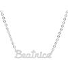 Magic In The Moonlight Collana NOME donna in acciaio 316L | ciondolo con nome personalizzato | fatte a mano, Made in Italy, ACCIAIO | BEATRICE