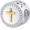 Eusense Charms per Bracciali per Pandora, Tartaruga Cane Cavallo Charm Croce Bussola Charm Compatibile con Braccialetti e Collane europei Regali per le Ragazze Donne Mamma