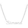 Magic In The Moonlight Collana NOME donna in acciaio 316L | ciondolo con nome personalizzato | fatte a mano, Made in Italy, ACCIAIO | SIMONA