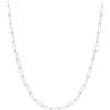 FOCALOOK Collana Donna Sottile in Acciaio Inossidabile da 1,8mm/3mm Collana Donna Lungha Placcato Nero/Oro/Oro Rosa Catena di Ricambio 36-61cm+5cm Confezione Regalo